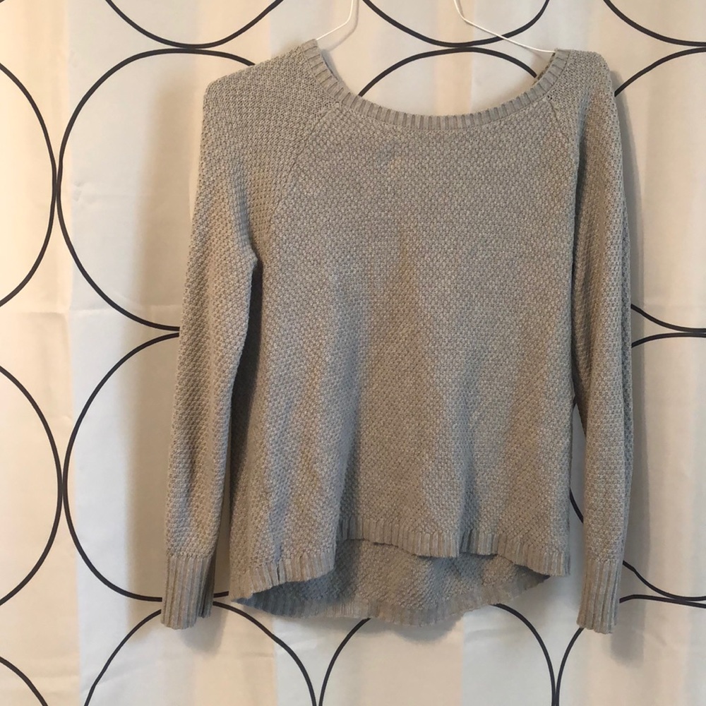 Gray sweater